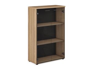 Шкаф средний со стеклянными фасадами