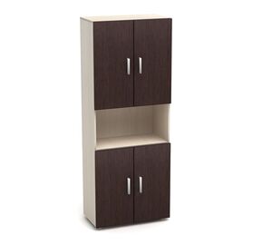 Шкаф высокий одна открытая полка