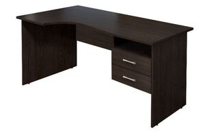 Стол криволинейный с тумбой (левый)