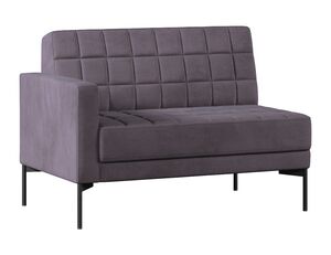 Секция с подлокотником двухместный правый