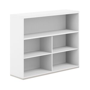 Стеллаж-комбо 1-стор. 1438 с топом, с экраном ЛДСП