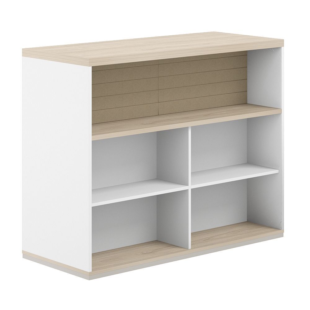 Стеллаж-комбо 2-стор. 1438 с топом, с экраном тканевым высоким