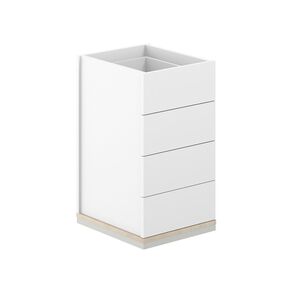 Тумба приставная 4 ящ. метаб. без топа