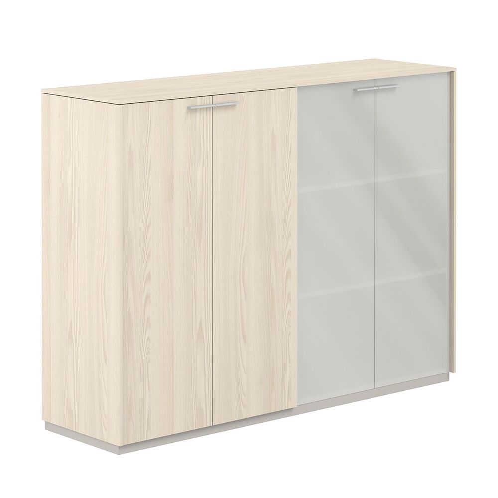 Шкаф средний + Шкаф средний со стеклом матовым