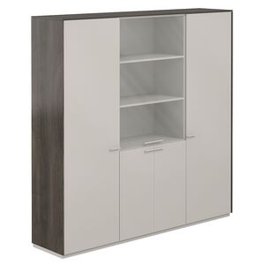 Шкаф для одежды 600 - 2шт. + Шкаф высокий 800 со стеклом прозрачным