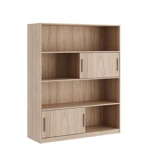 Стеллаж высокий, древесный