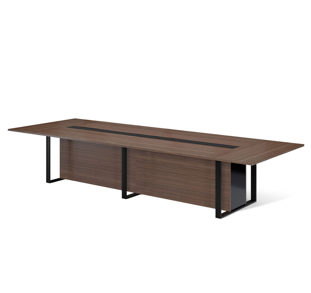 EXE Стол перег L396 черн/короб