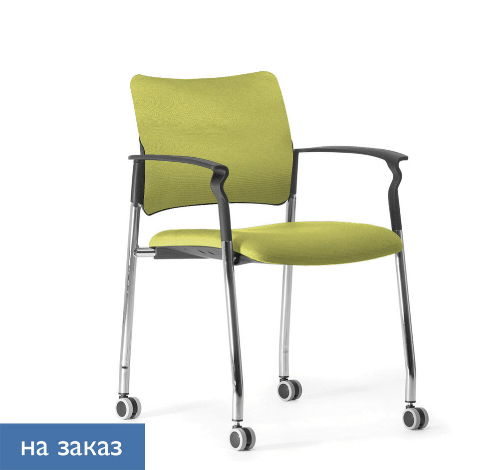 PINKO Кресло обитое, на колесах