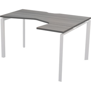 Стол эргономичный правый на металлокаркасе