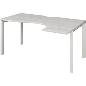 Стол эргономичный правый на металлокаркасе