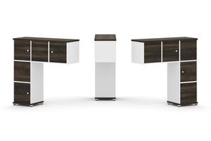 Надставка низкая + (Задняя стенка - 5 шт) + (Распашной фасад - 5 шт)