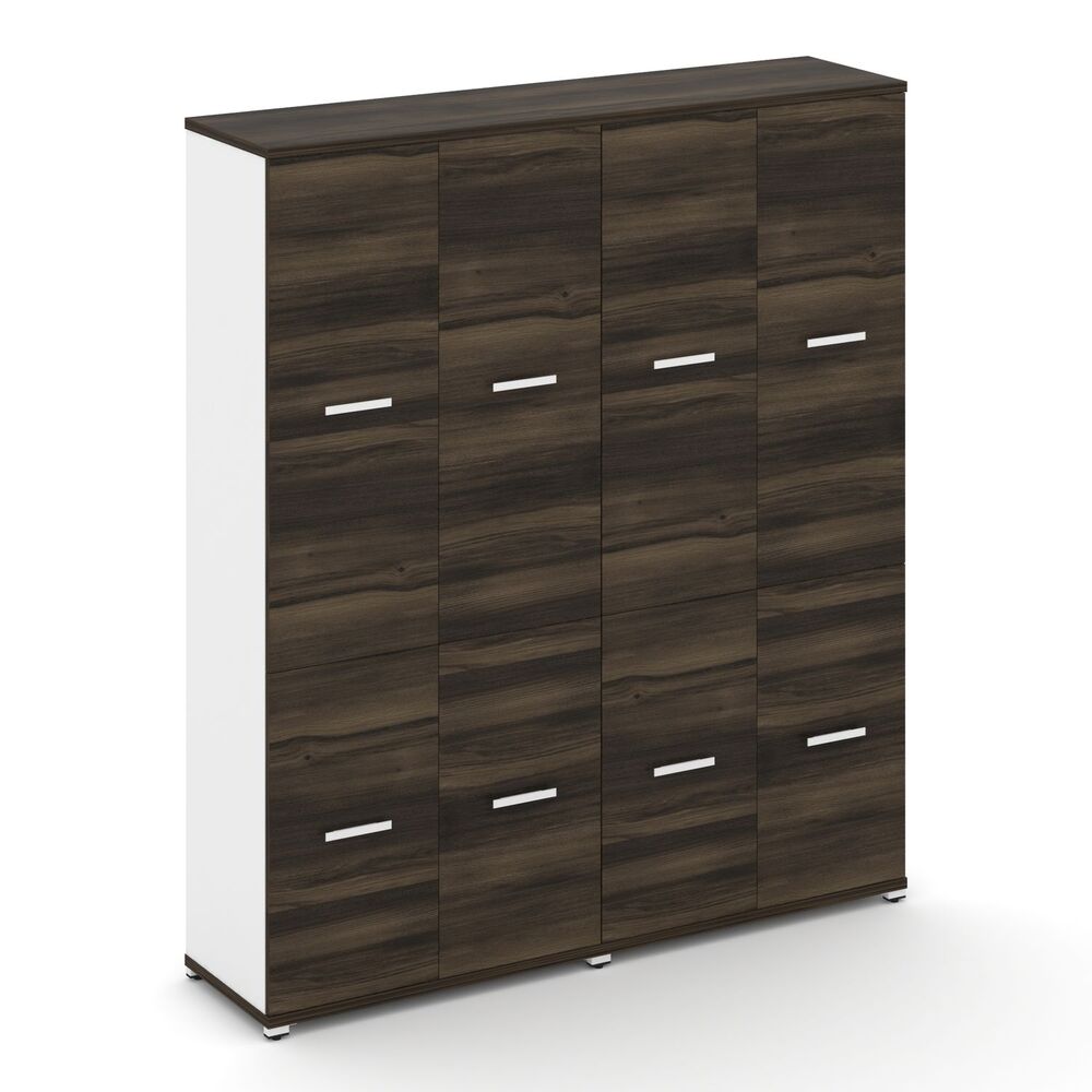 Шкаф две широкие секции, 5 ниш