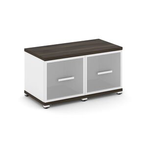 Шкаф две узкие секции, 1 ниша