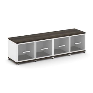 Шкаф четыре узкие секции, 1 ниша