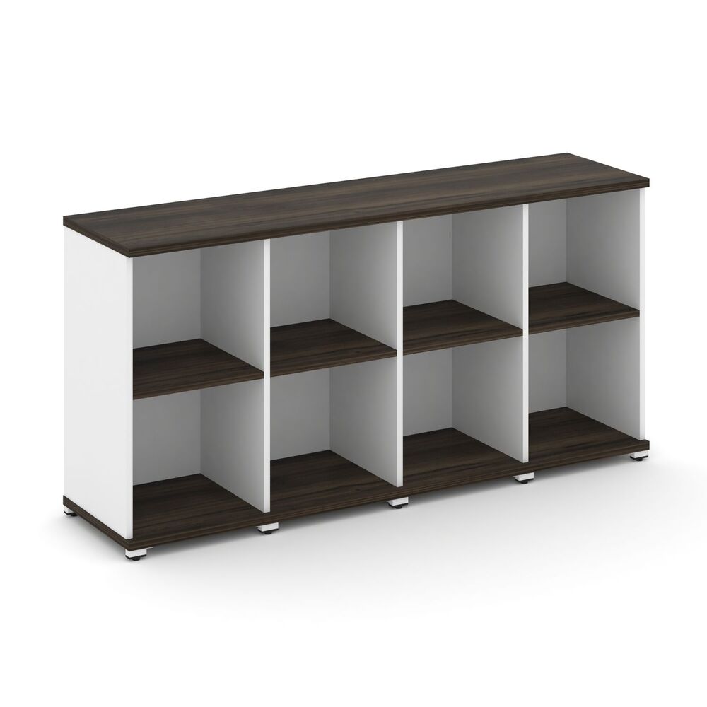 Стеллаж четыре узкие секции, 2 ниши