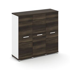 Шкаф три узкие секции, 3 ниши