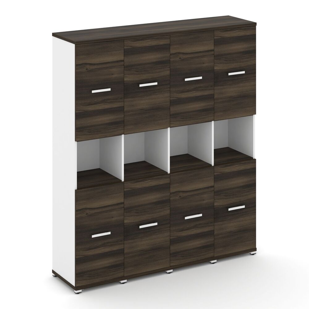 Шкаф четыре узкие секции, 5 ниш