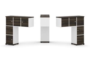 Надставка низкая + (Задняя стенка - 5 шт) + (Распашной фасад - 5 шт)