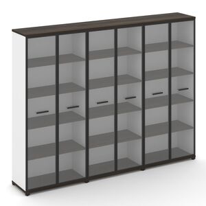 Шкаф три широкие секции, 5 ниш