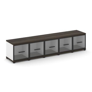 Шкаф пять узких секций, 1 ниша