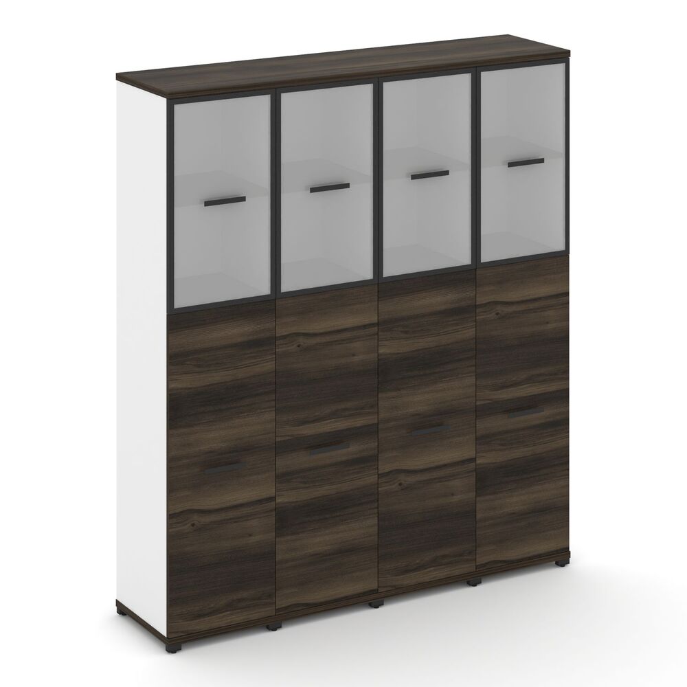 Шкаф четыре узкие секции, 5 ниш