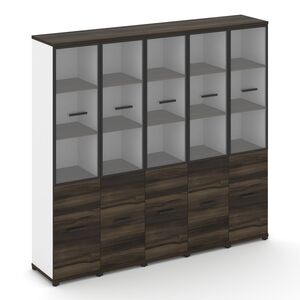 Шкаф пять узких секций, 5 ниш