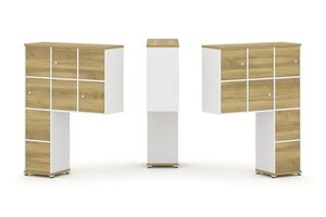 Надставка высокая + (Задняя стенка 8 шт) + (Блок 2 ящика - 2 шт) + (Распашной фасад - 6 шт)