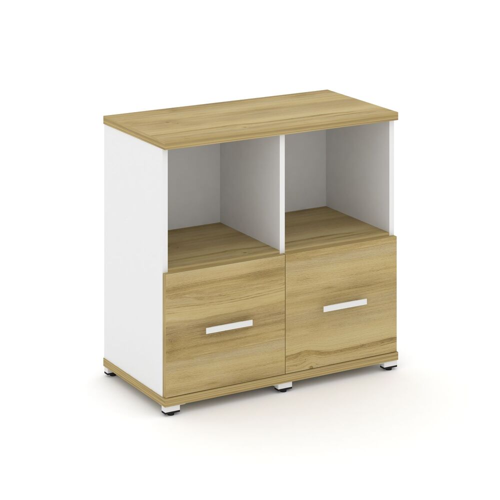 Шкаф две узкие секции, 2 ниши