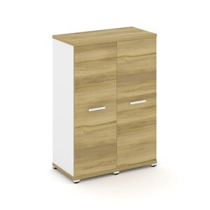 Шкаф две узкие секции, 3 ниши