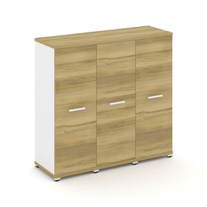 Шкаф три узкие секции, 3 ниши