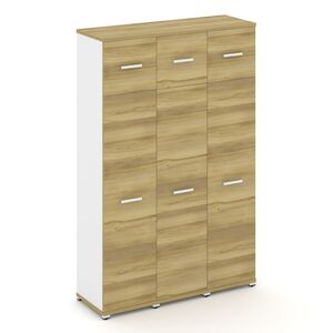 Шкаф три узкие секции, 5 ниш