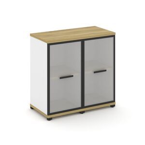 Шкаф две узкие секции, 2 ниши