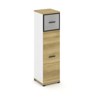 Шкаф одна узкая секция, 4 ниши