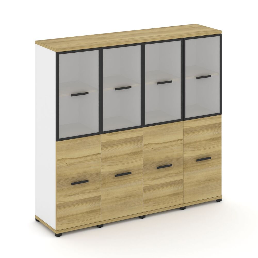 Шкаф четыре узкие секции, 4 ниши