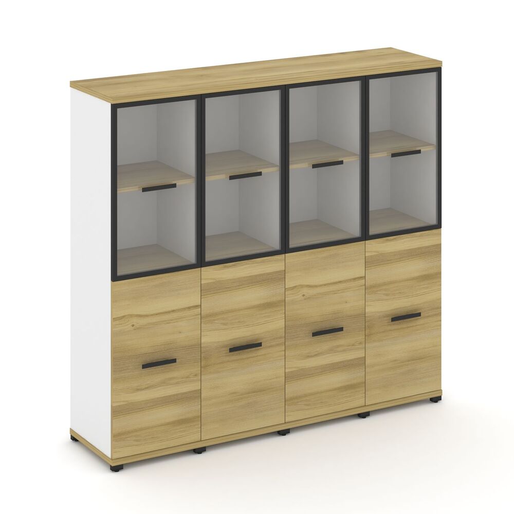 Шкаф четыре узкие секции, 4 ниши