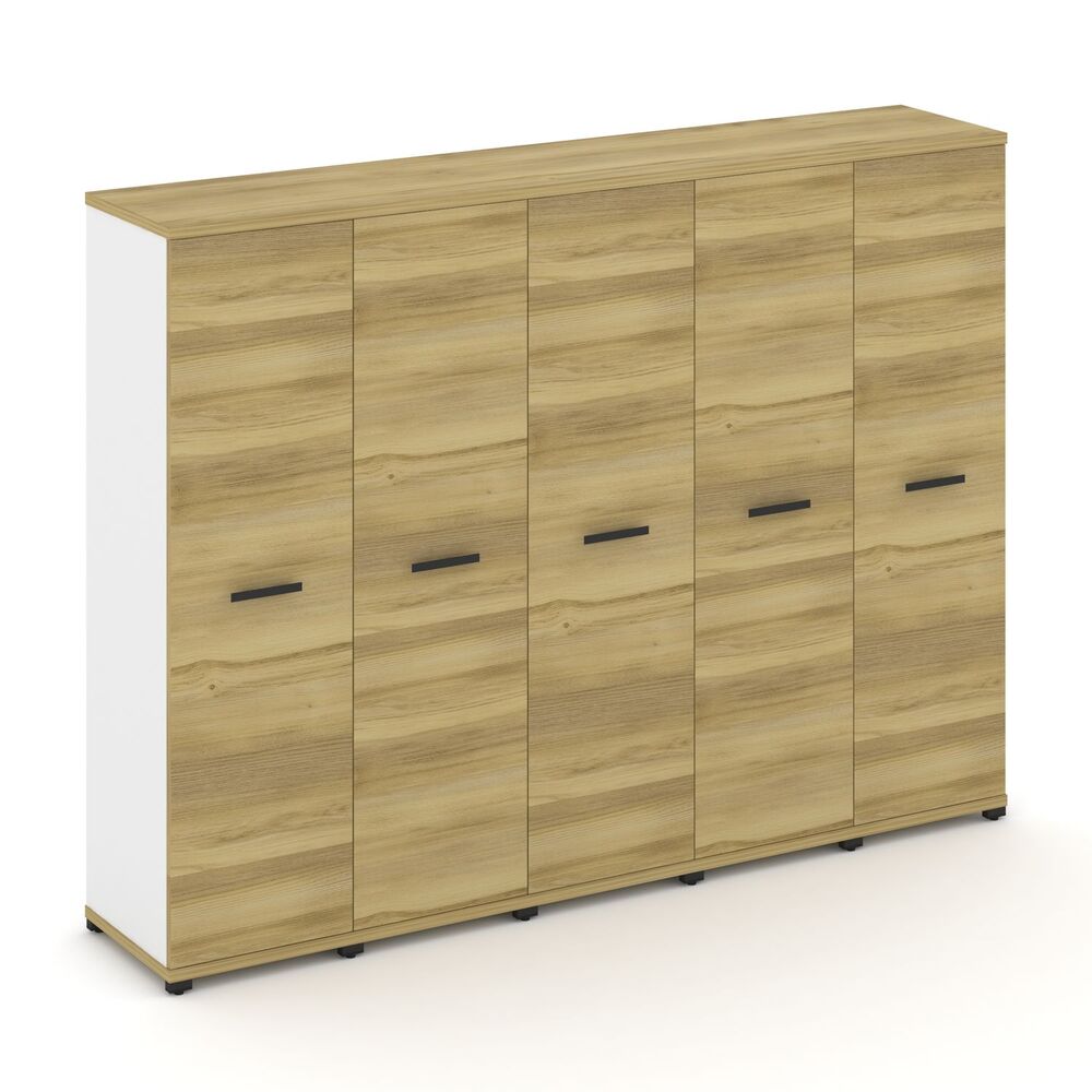 Шкаф пять узких секций, 4 ниши