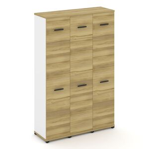 Шкаф три узкие секции, 5 ниш