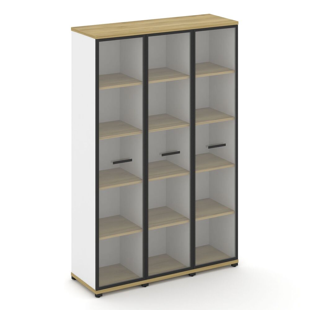 Шкаф три узкие секции, 5 ниш