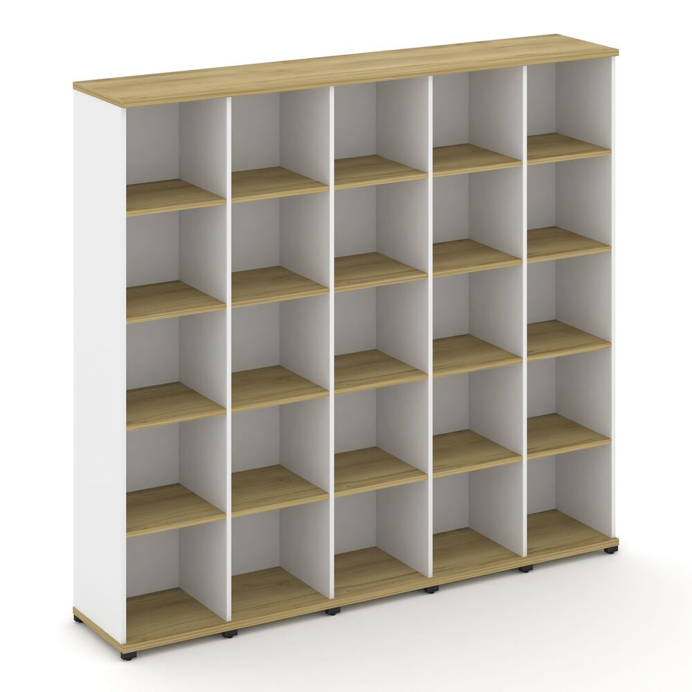 Стеллаж пять узких секций, 5 ниш