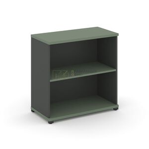 Стеллаж одна широкая секция, 2 ниши