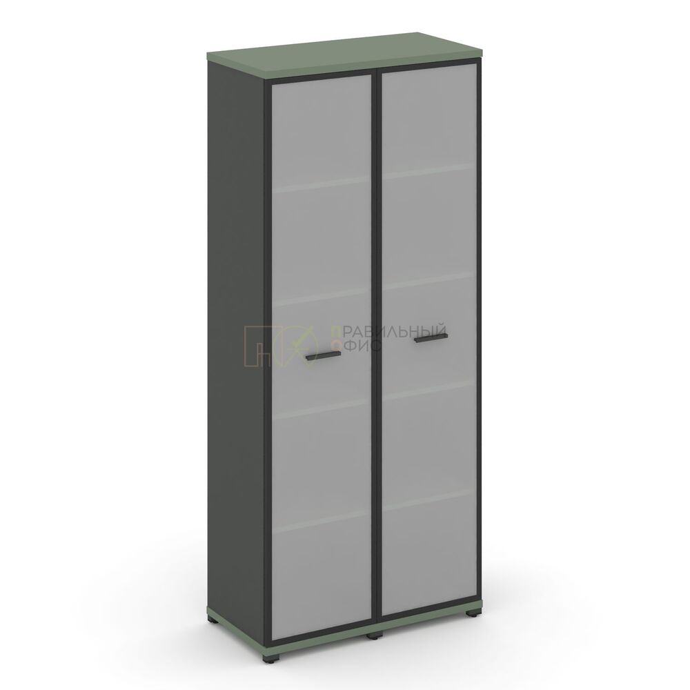 Шкаф две узкие секции, 5 ниш