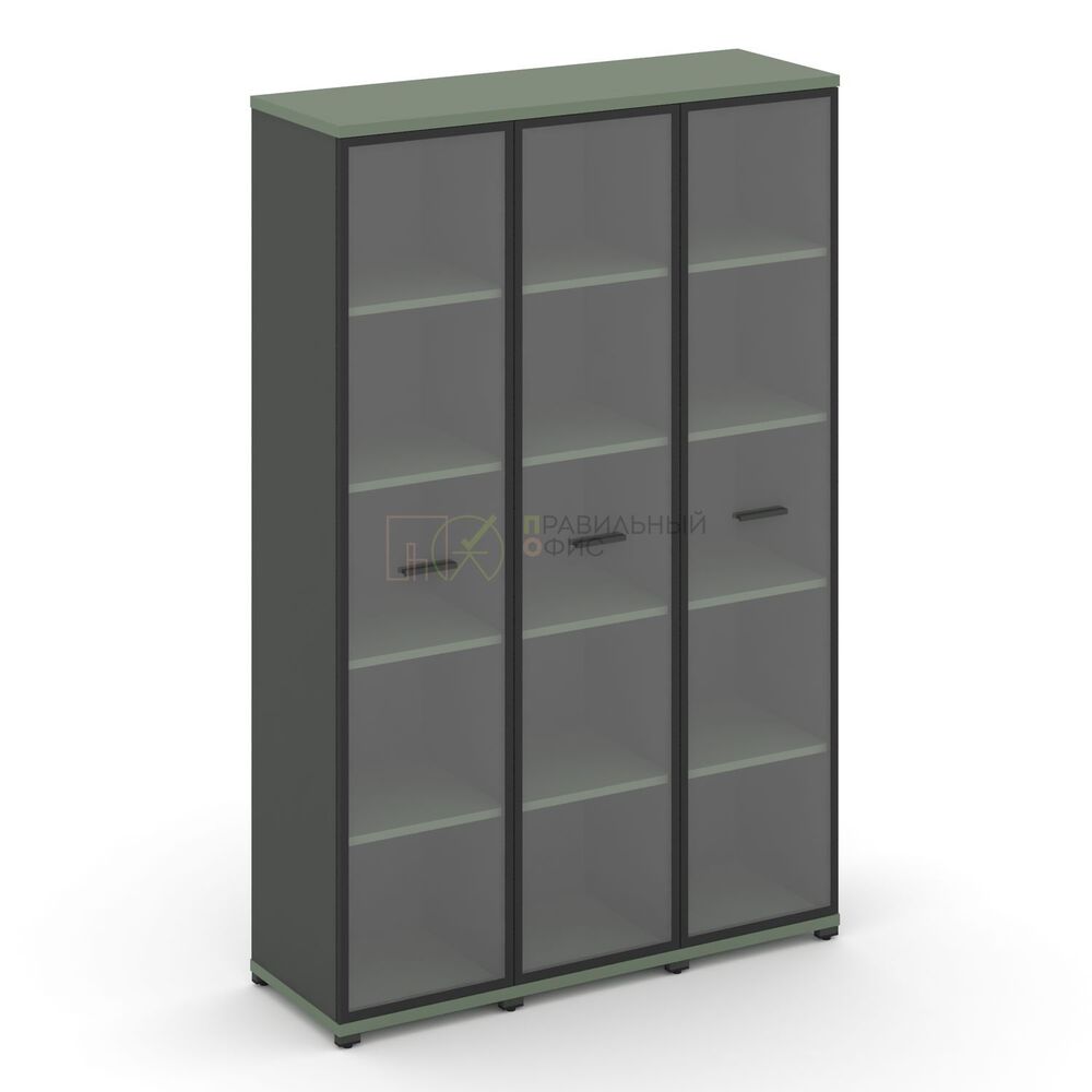 Шкаф три узкие секции, 5 ниш