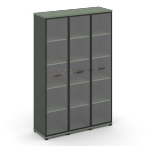 Шкаф три узкие секции, 5 ниш