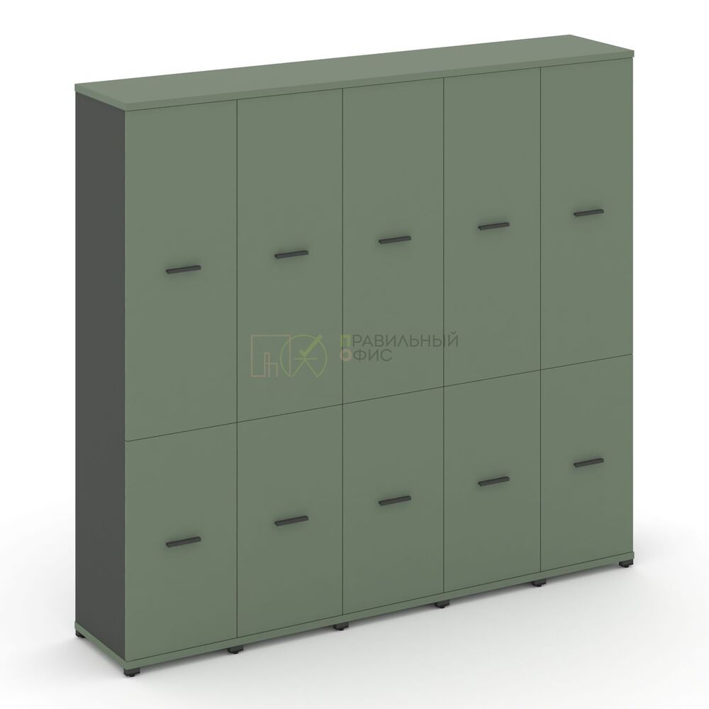 Шкаф пять узких секций, 5 ниш