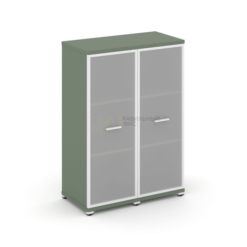 Шкаф две узкие секции, 3 ниши