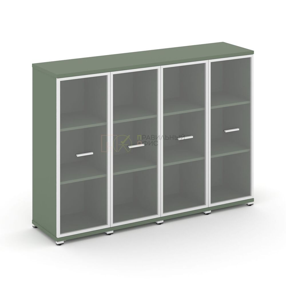 Шкаф четыре узкие секции, 3 ниши