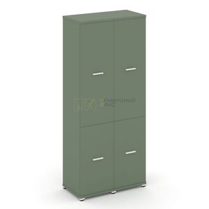 Шкаф две узкие секции, 5 ниш