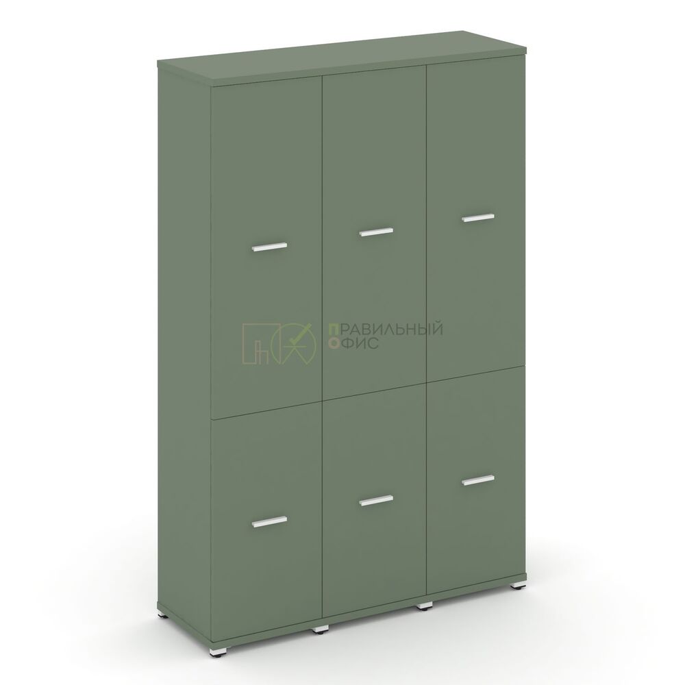 Шкаф три узкие секции, 5 ниш