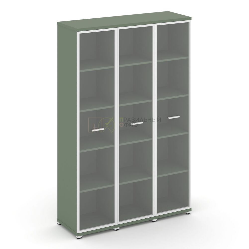 Шкаф три узкие секции, 5 ниш