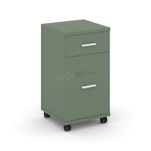 Тумба мобильная 1 ящик + 1 распашной фасад